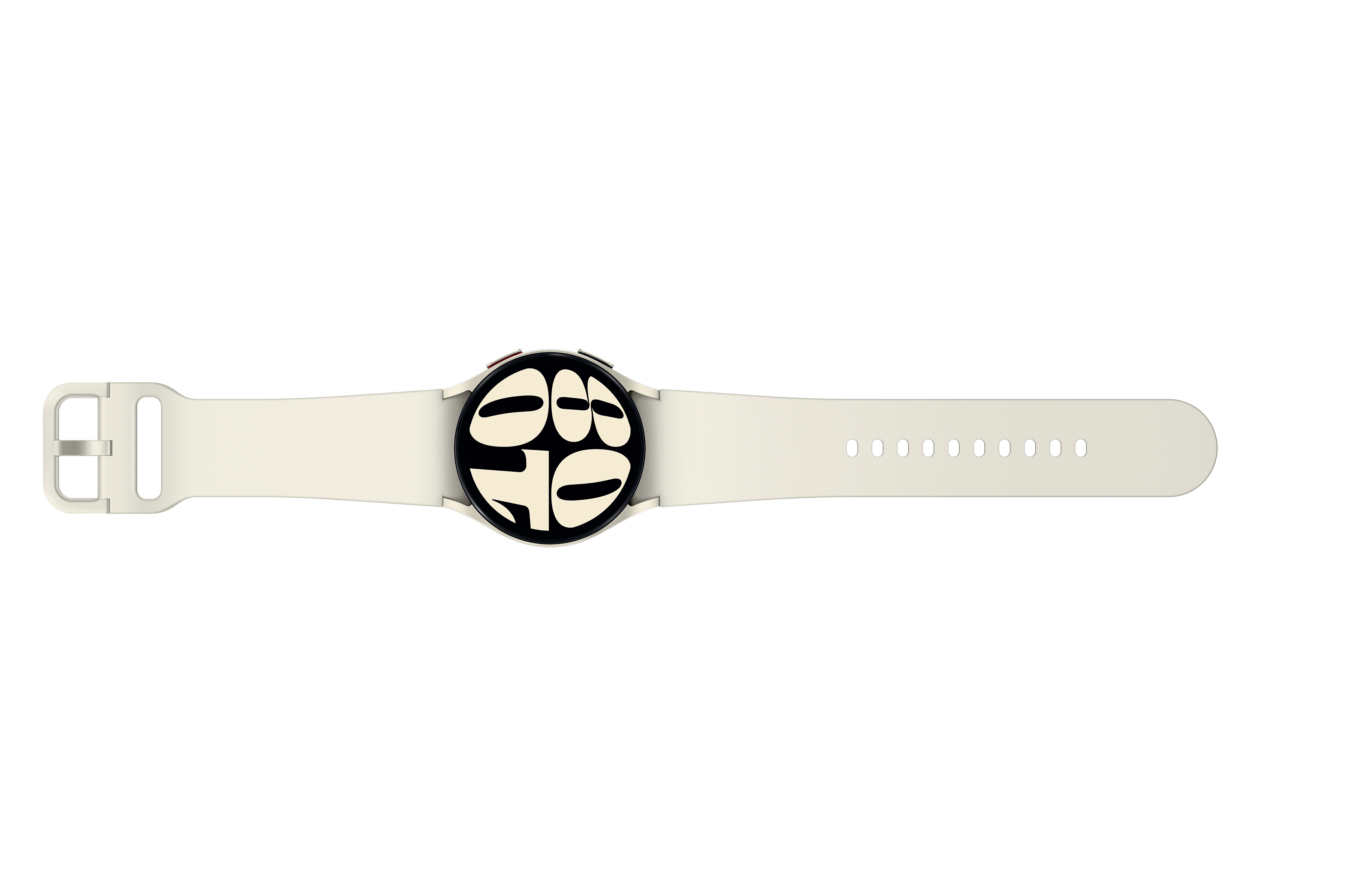 SAMSUNG Galaxy mm Fluorkautschuk, S/M, 40 Gold Watch6 Smartwatch