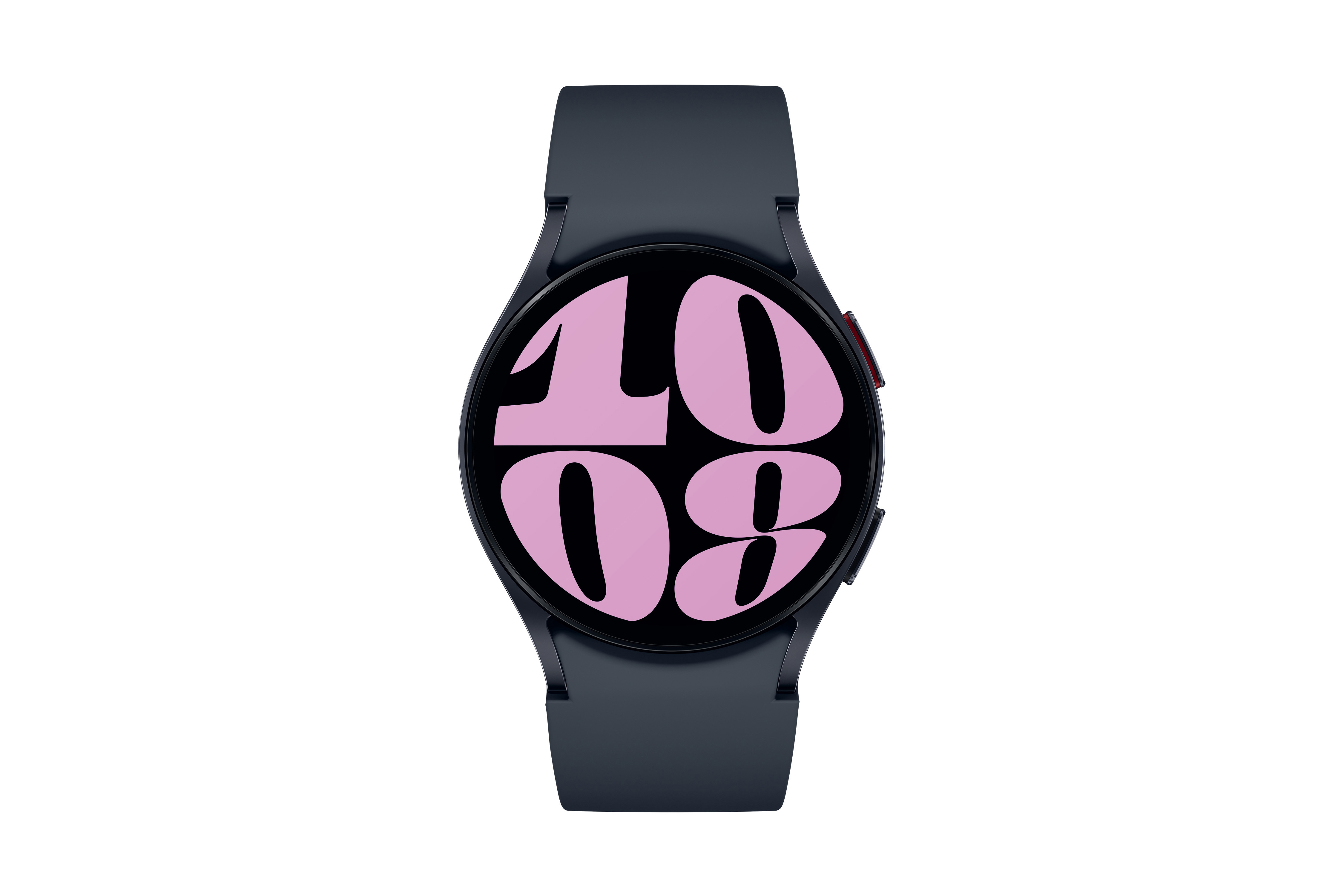 SAMSUNG Galaxy Watch6 40 mm Graphite Fluorkautschuk, S/M, Smartwatch