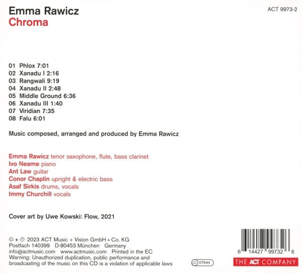 Emma Rawicz - Chroma (Digipak)  - (CD)