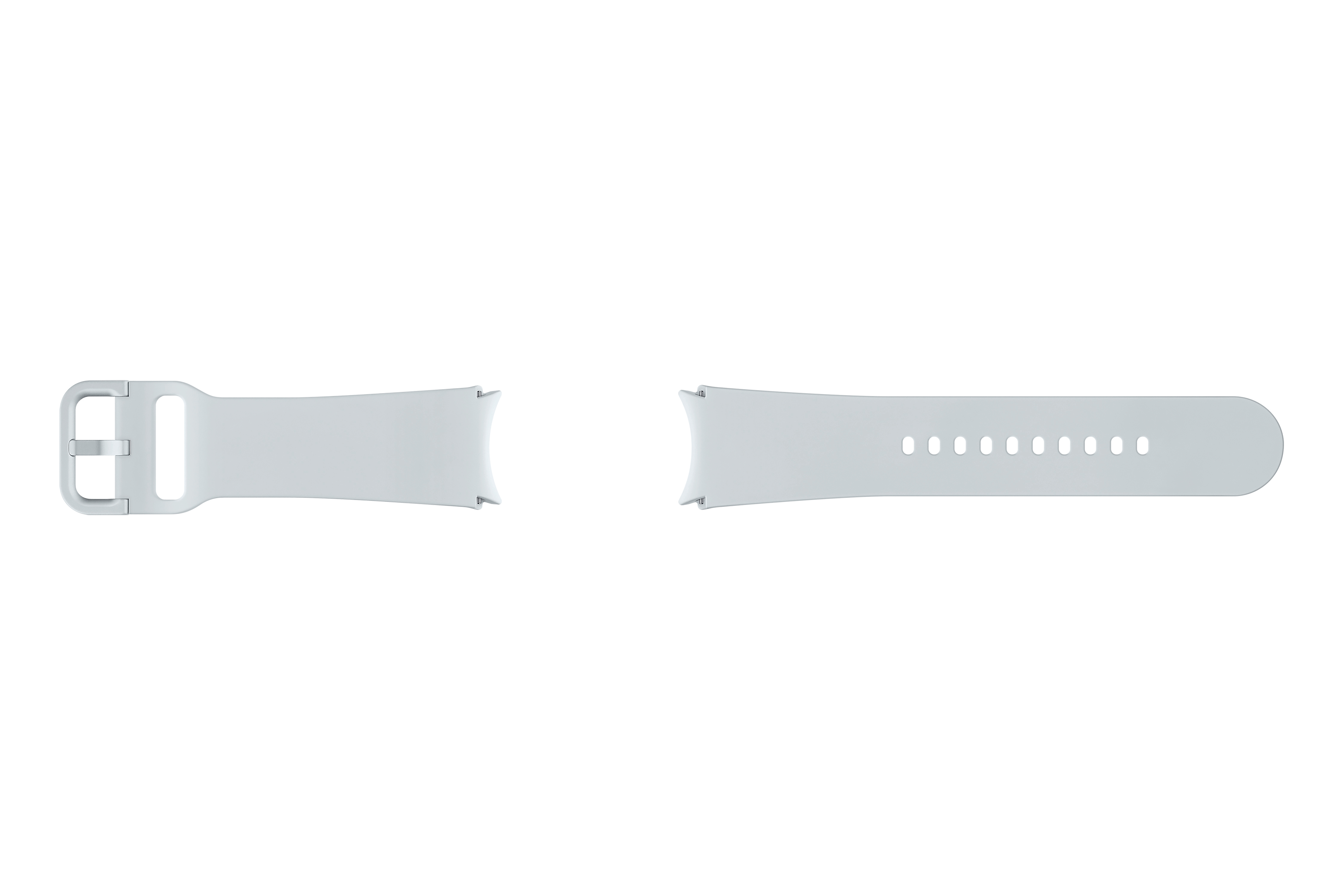 SAMSUNG Sport Band (20 mm, S/M), Ersatzarmband, Silver