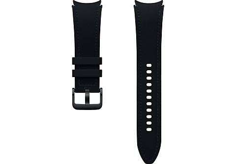SAMSUNG Hybrid Eco-Leather Band (ET-SHR96) für Galaxy Watch 4/ Watch5-Serie/ Watch6-Serie, Schwarz (20 mm, M/L) 
