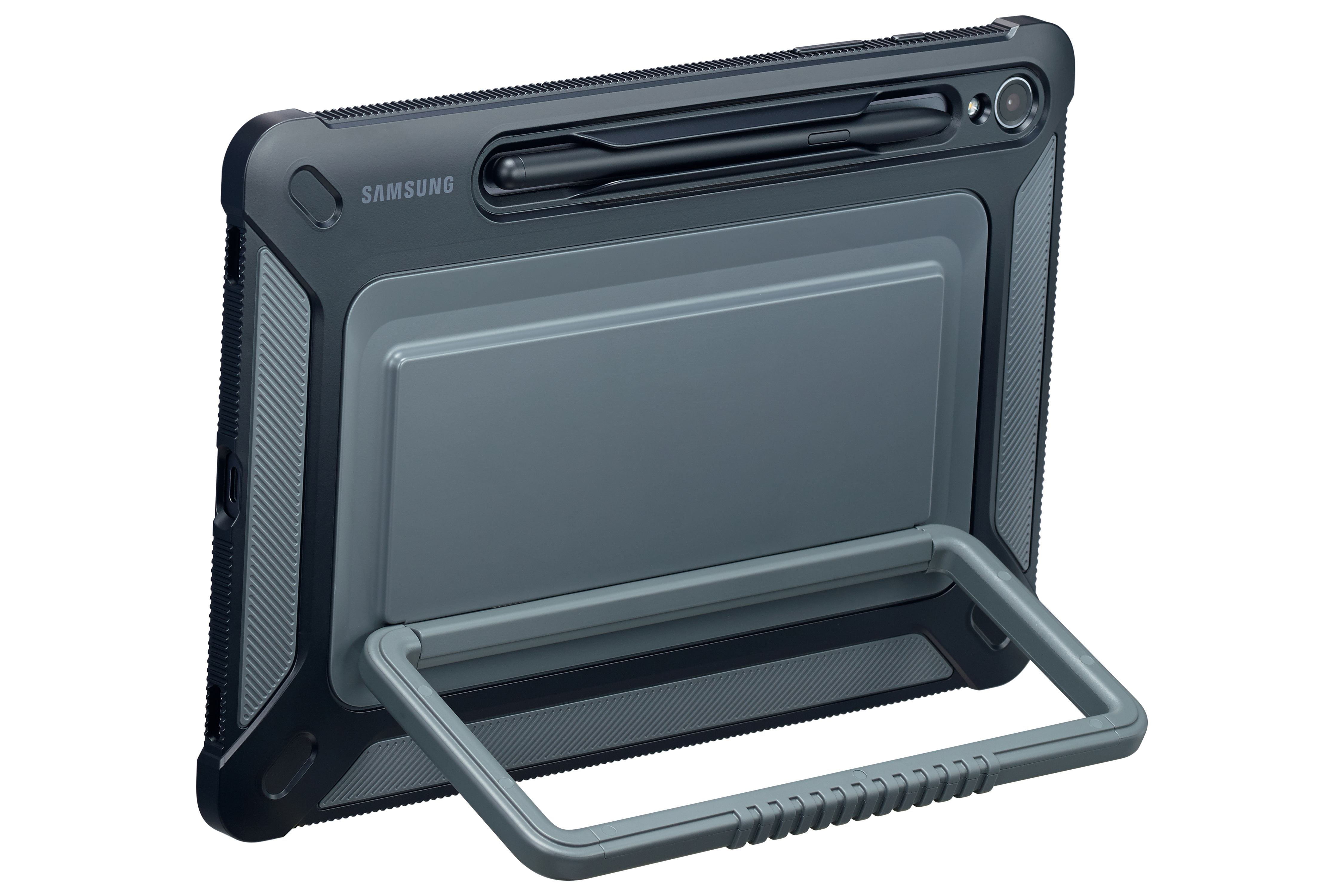 SAMSUNG EF-RX710 Outdoor, Backcover, Black Samsung, S9, GalaxyTab