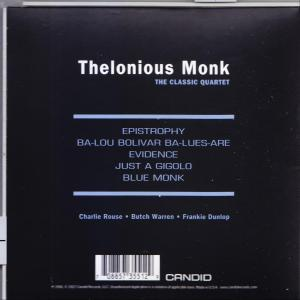 Thelonious Monk - Classic Quartet  - (CD)