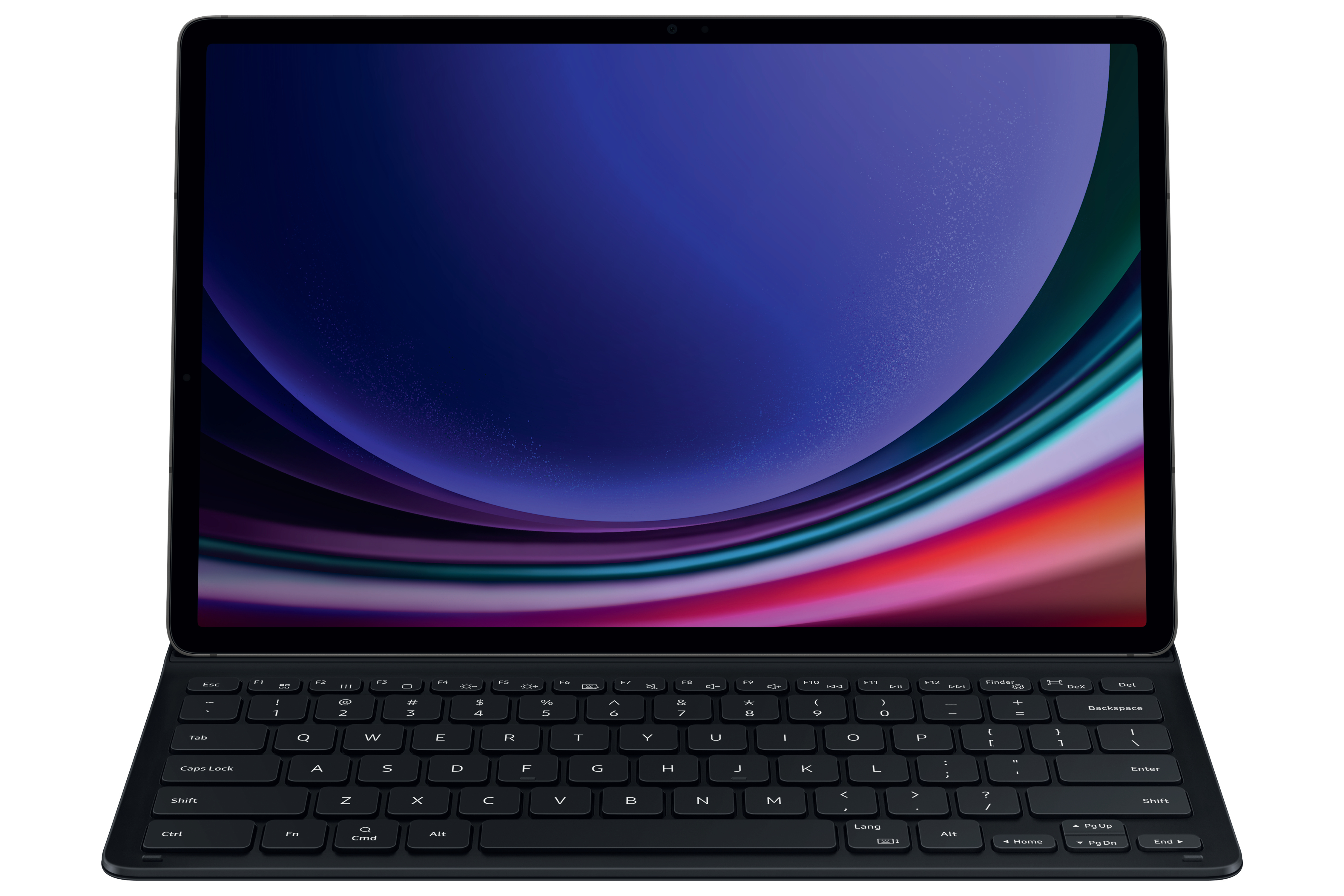SAMSUNG EF-DX810BBGGDE S9+ Keyboard Slim, S9 Samsung, GalaxyTab Black GalaxyTab S9+, Bookcover, FE