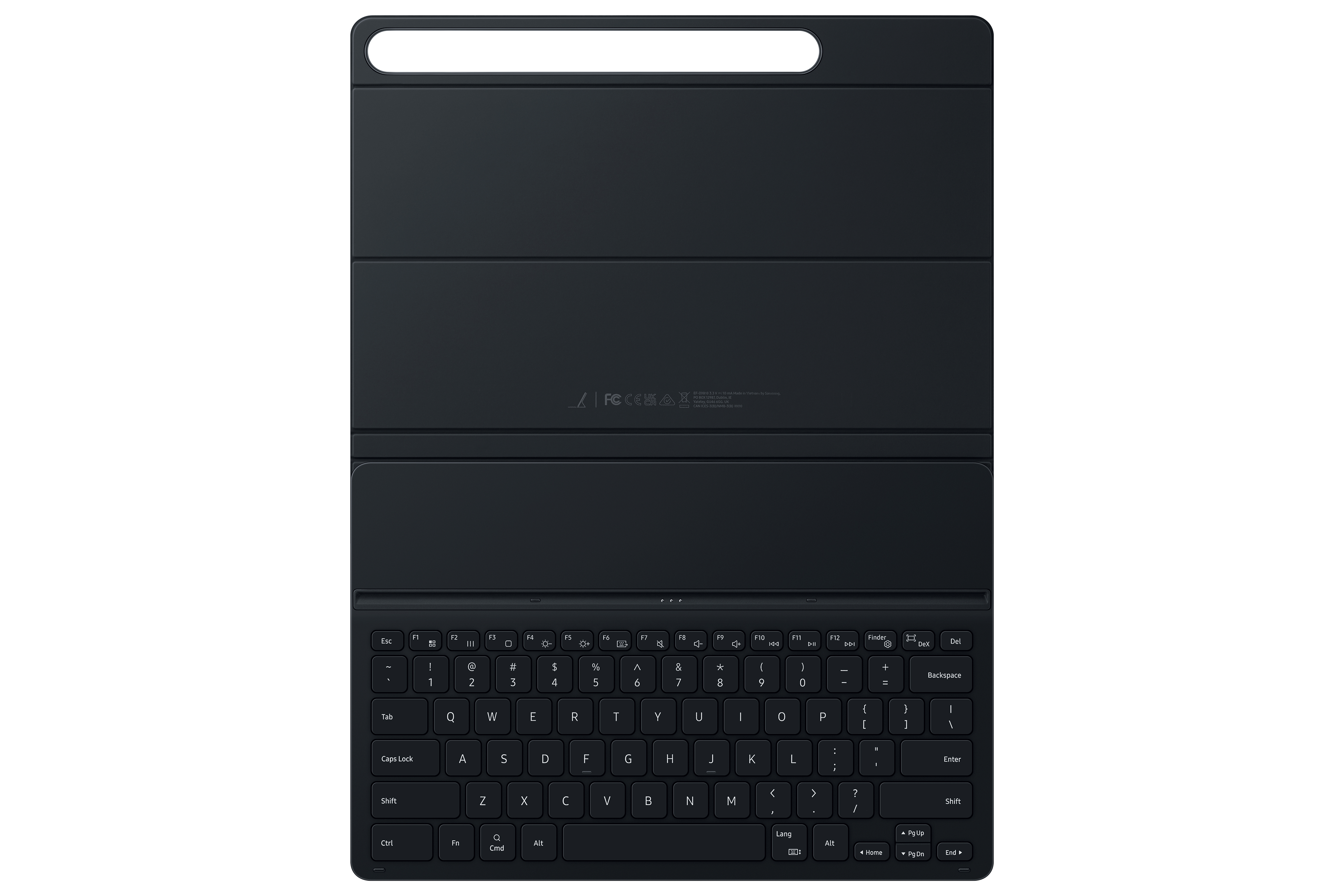 EF-DX810BBGGDE Black Slim, GalaxyTab Samsung, FE+, GalaxyTab S9+, Keyboard S9 SAMSUNG Bookcover, S9+