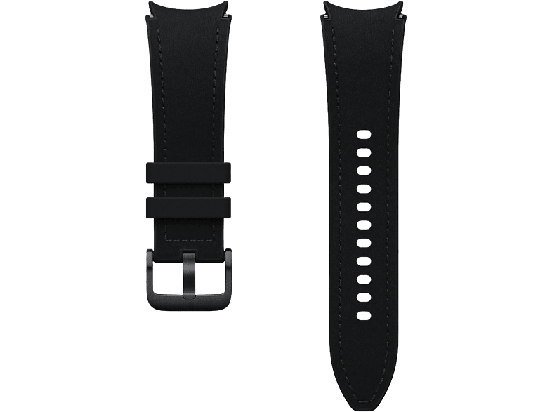 Samsung Armband Hybrid Vegan Leather Band Voor Galaxy Watch 4 / 5 6 S/m Zwart (et-shr95sbegeu)