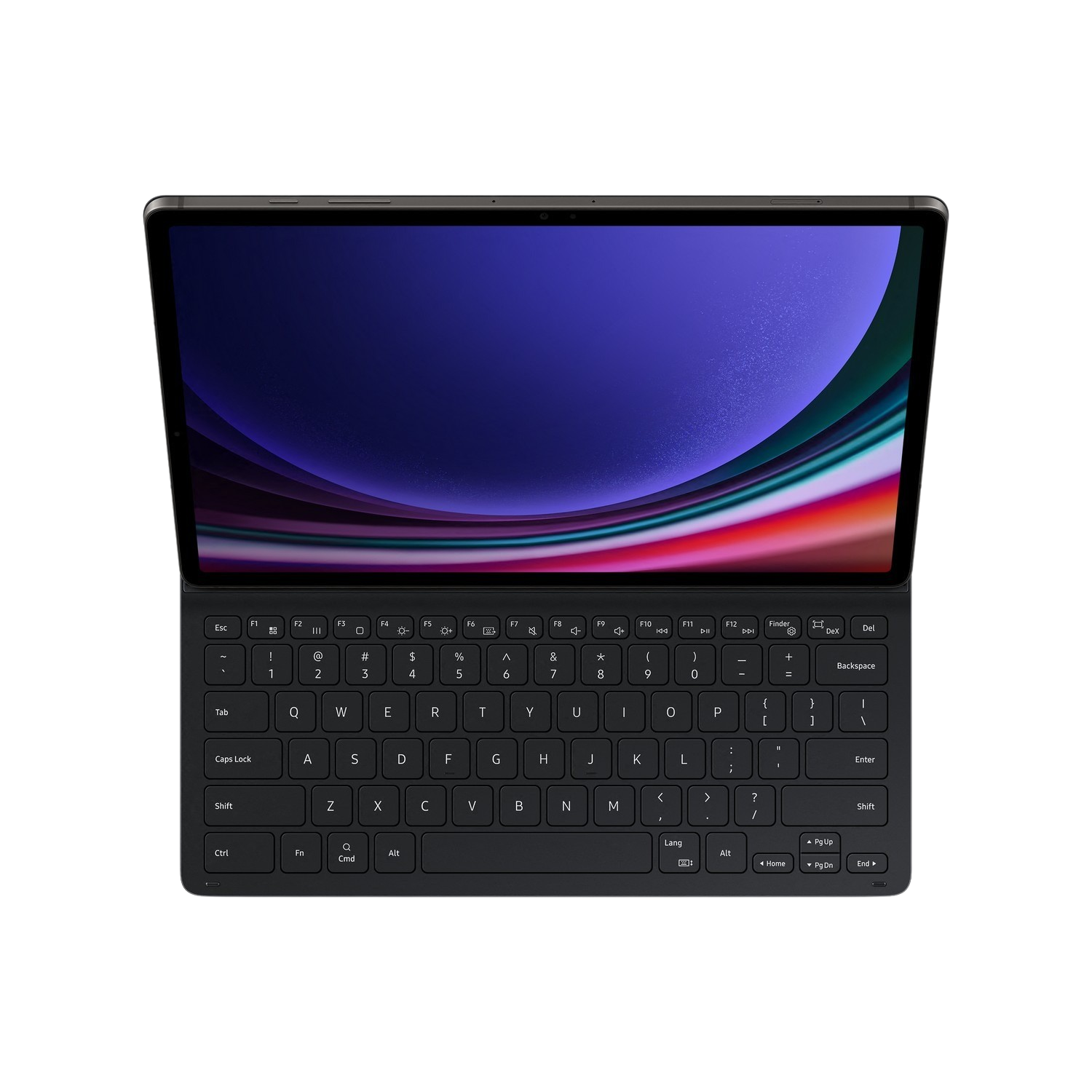 SAMSUNG Cover clavier Slim Galaxy Tab S9+ AZERTY Noir (EF-DX810BBFGBE)