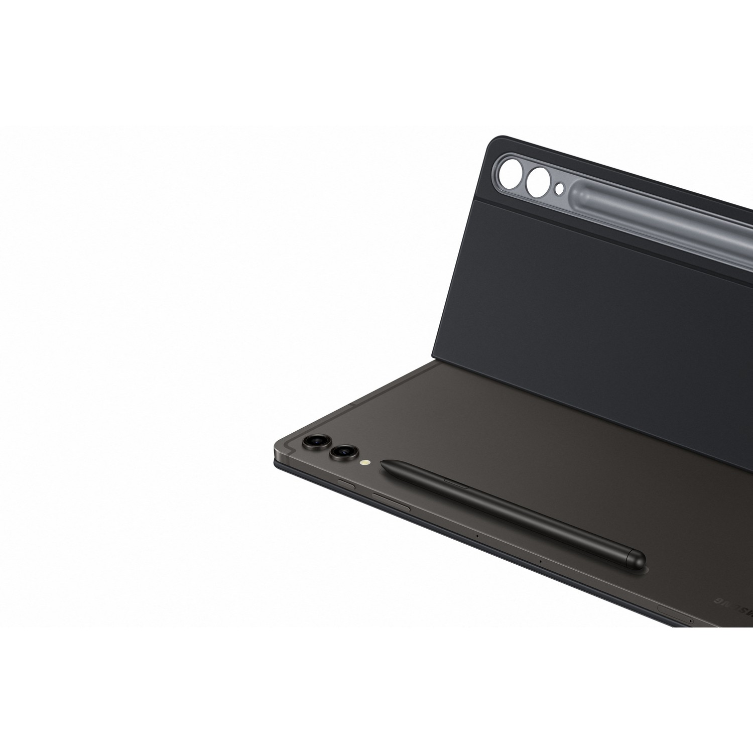 SAMSUNG Cover clavier Slim Galaxy Tab S9+ AZERTY Noir (EF-DX810BBFGBE)
