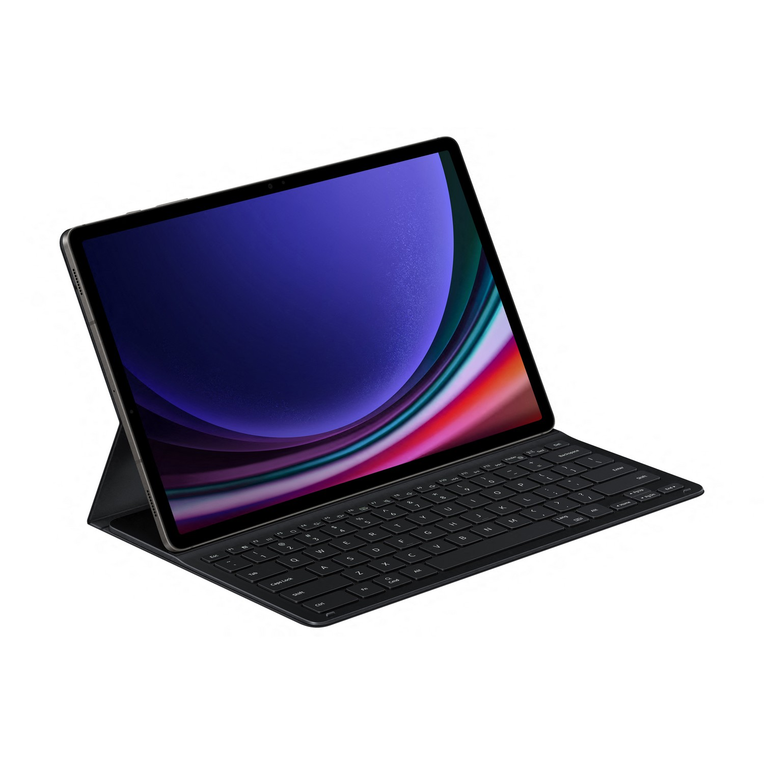 SAMSUNG Cover clavier Slim Galaxy Tab S9+ AZERTY Noir (EF-DX810BBFGBE)