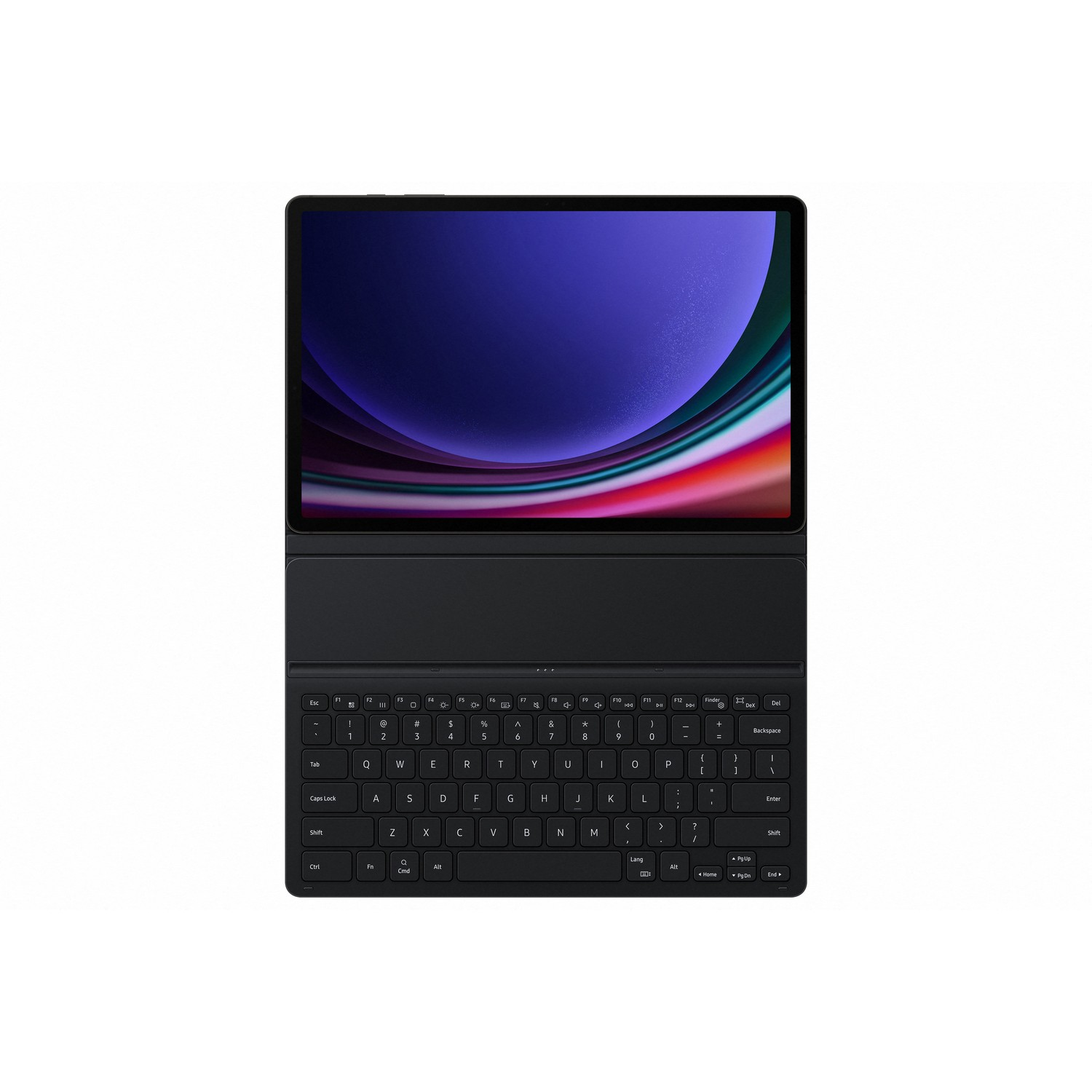 SAMSUNG Cover clavier Slim Galaxy Tab S9+ AZERTY Noir (EF-DX810BBFGBE)