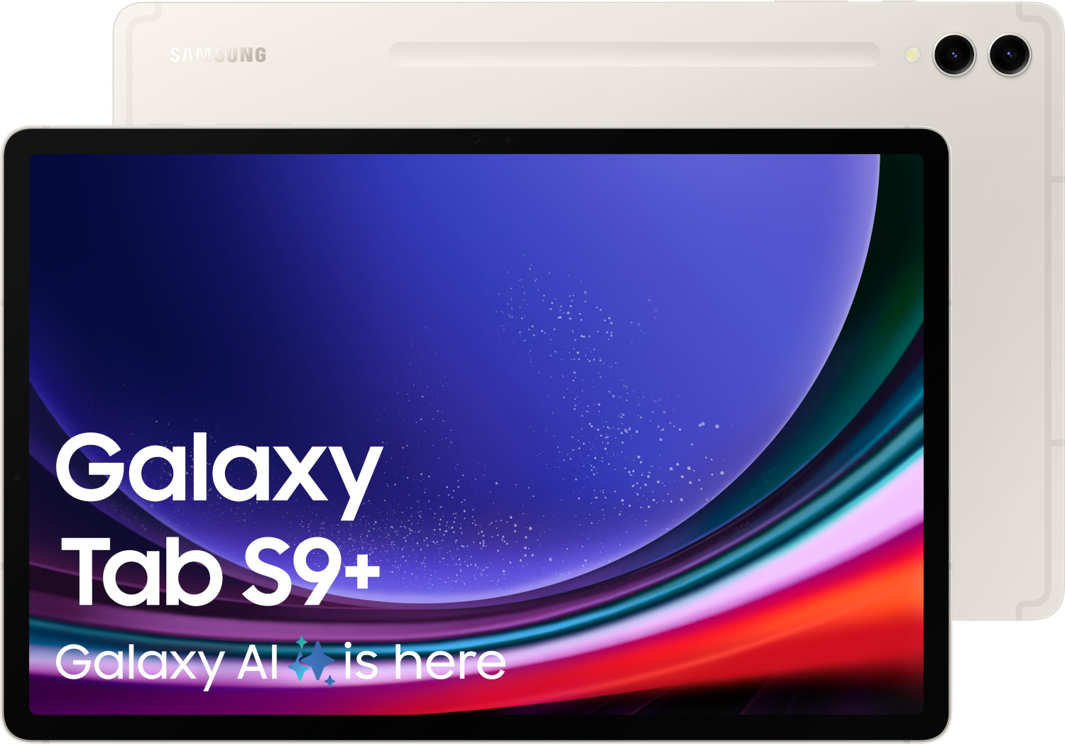 SAMSUNG Galaxy Tab S9+ 256 GB 12.4" Beige Wi-Fi (SM-X810NZEAEUB)