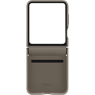 SAMSUNG Galaxy Z Flip5 Flap ECO-Leather Case Oranje