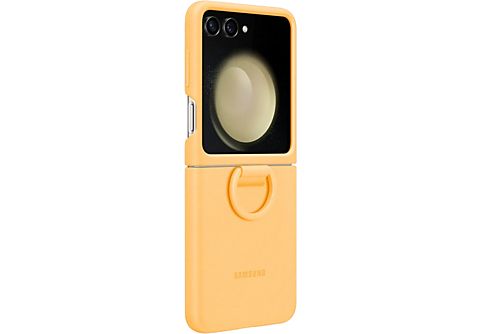 SAMSUNG Galaxy Z Flip5 Silicone Case with Ring Oranje