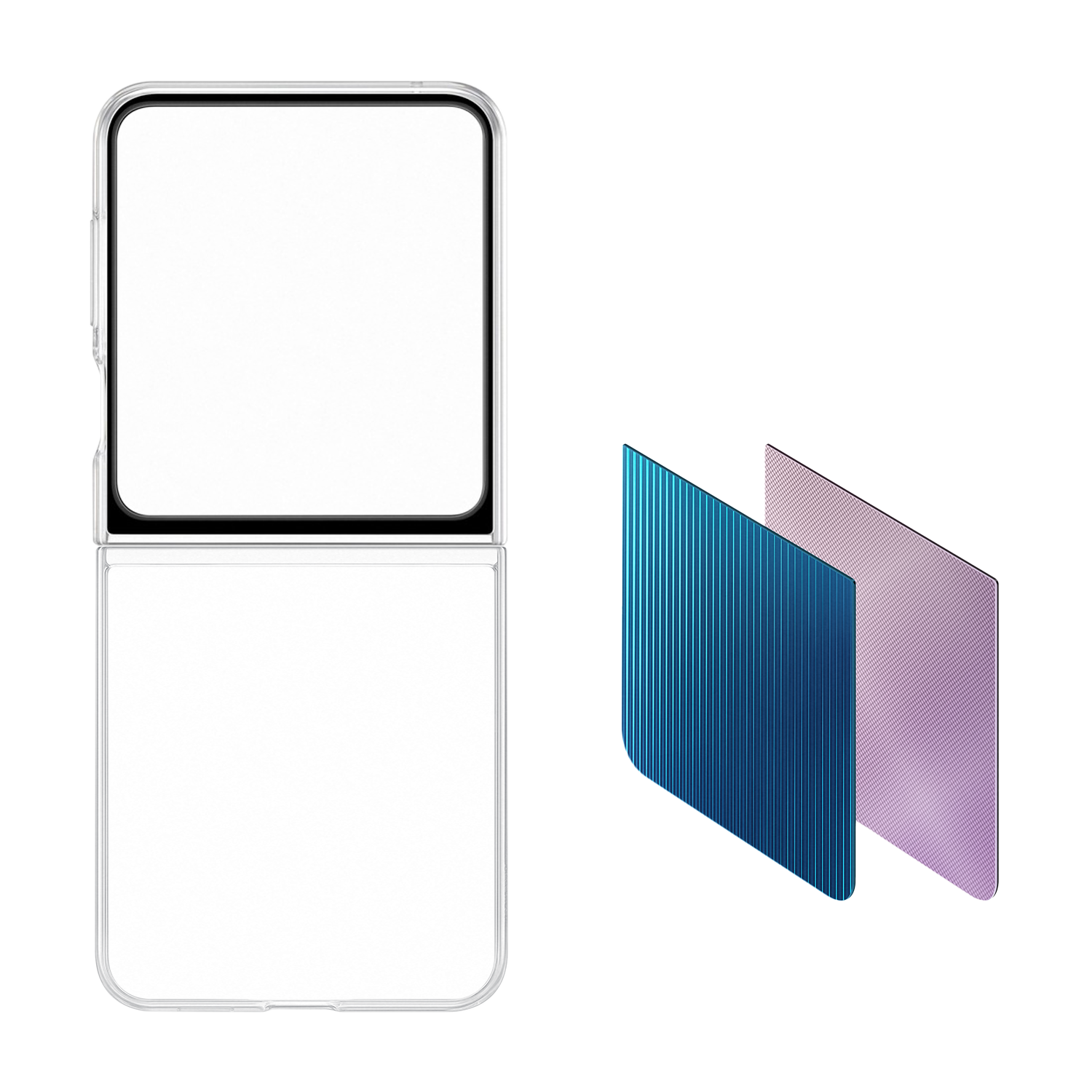 Samsung Galaxy Z Flip5 Flipsuit Case Transparent