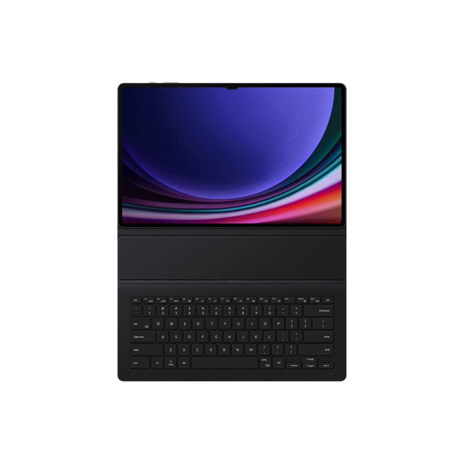 SAMSUNG Galaxy Tab S9 Ultra Book Cover Keyboard Slim Zwart