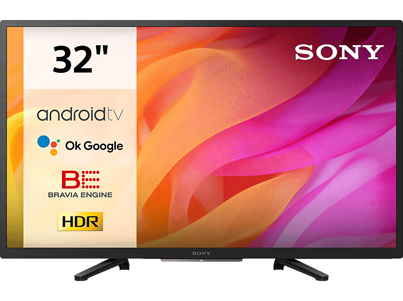 LED TV SONY KD-32W800 | 80 Zoll MediaMarkt 32 HD-ready, / LED Android TV TV, cm, SMART (Flat, P1 TV)