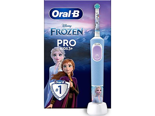 ORAL-B Vitality Pro 103 Kids Frozen 3+ - Brosse à dents électrique (Bleu)