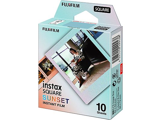 FUJIFILM Instax Square 1x10 - Pellicola Istantanea (Sunset)