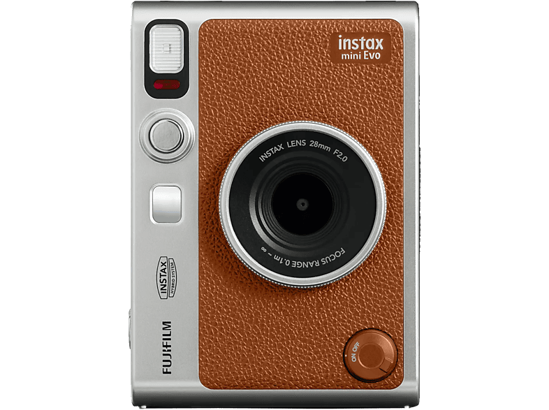 MediaMarkt, Fujifilm Instax Mini Evo, Sofortbildkamera Braun, Foto, Video & Drohnen, Kamera, Sofortbildkameras, 4177707