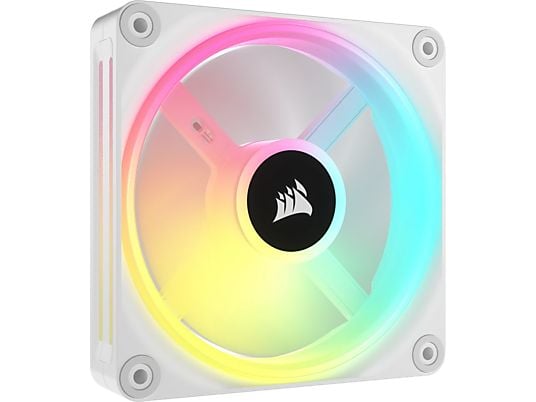 CORSAIR iCUE QX120 RGB - Ventilateur PWM (Blanc)