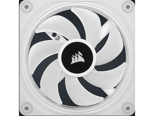CORSAIR iCUE QX120 RGB - Ventilateur PWM (Blanc)