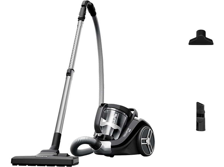 24€06 sur L'aspirateur sans sac Rowenta Compact Power XXL RO4825EA 550 W  Noir - Achat & prix