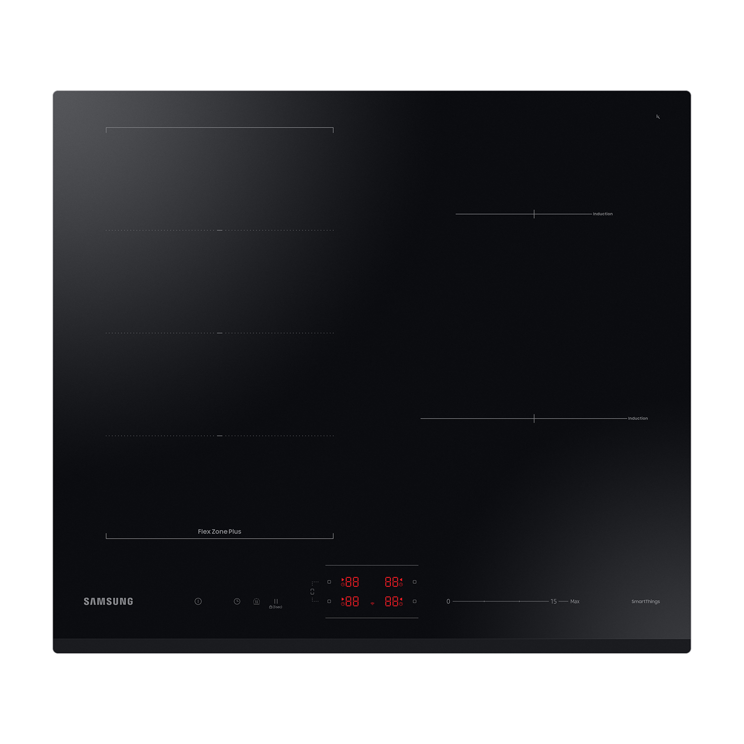 Piano Cottura A Induzione Samsung Nz64B6056Gk/U1, 4 zone cottura, 59 cm x 52