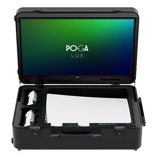 INDI GAMING Poga Lux - PS5 Inlay - Custodia da gioco portatile (Nero)