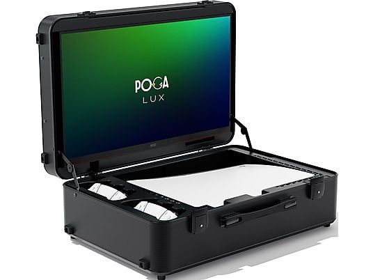INDI GAMING Poga Lux - PS5 Inlay - Tragbares Gaming-Gehäuse (Schwarz)