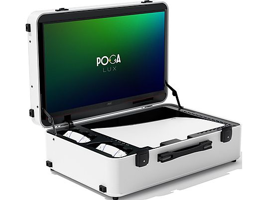 INDI GAMING Poga Lux - PS5 Inlay - Mallette de gaming portable (Blanc)