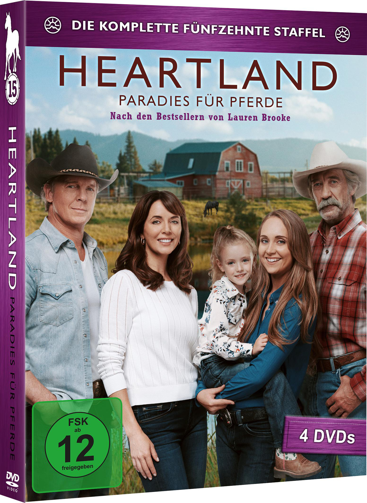 Heartland DVD-Cover mit Besetzung und Titel.