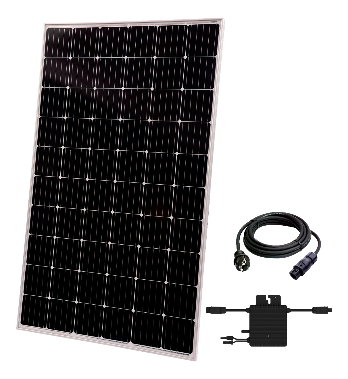 TECHNAXX TX-212 300 W - Solar Balkonkraftwerk (Schwarz)