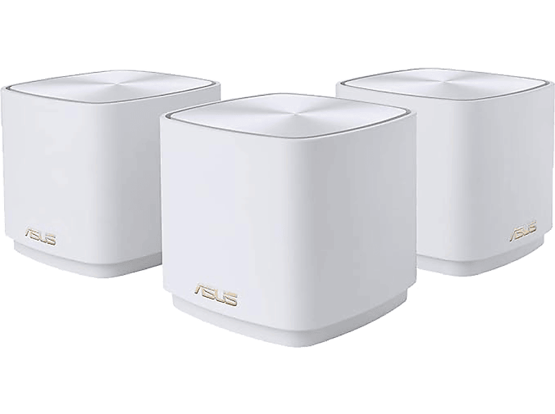 ASUS XD5 (W-3-PK), 3 pack, Gbit/s, 2 puertos Ethernet, Cobertura máxima, 465 m², Blanco