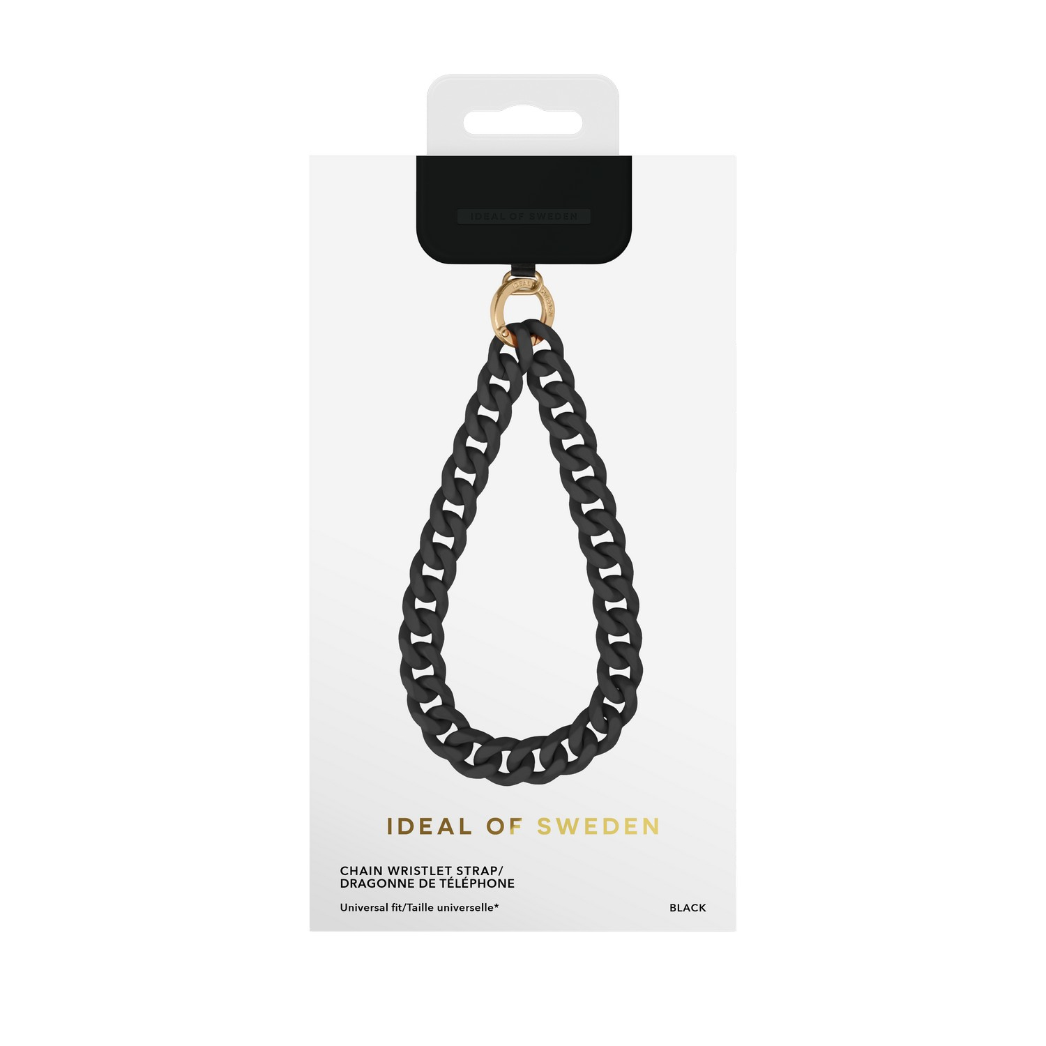 IDEAL OF SWEDEN Dragonne universelle Wristlet Noir (DS CWS-01)