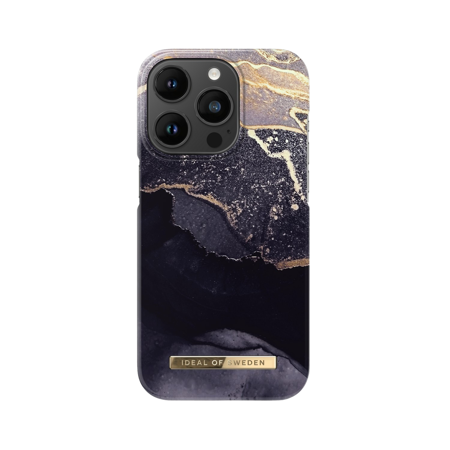 IDEAL OF SWEDEN Cover Golden Twilight iPhone 14 Pro Zwart / Goud (DS FC321-IP14P)