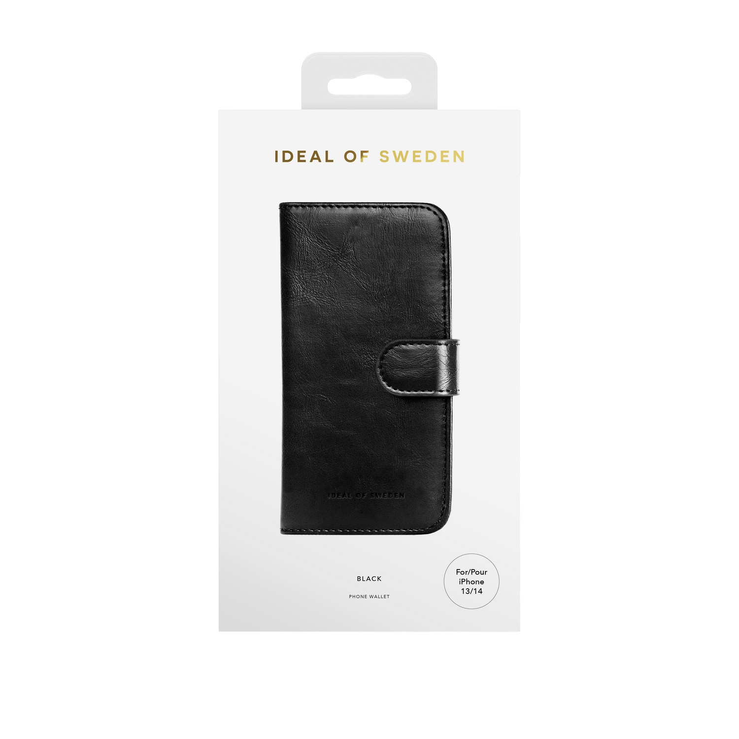 IDEAL OF SWEDEN Flip cover iPhone 14 / 13 Noir (DS MW01-14)