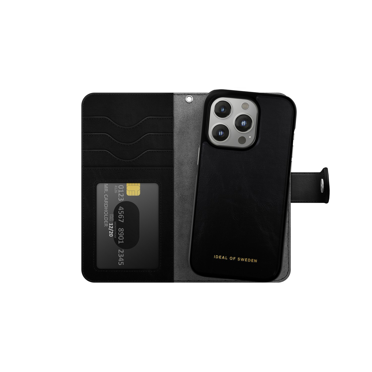 IDEAL OF SWEDEN Flip cover iPhone 14 Pro Noir (DS MW01-14P)
