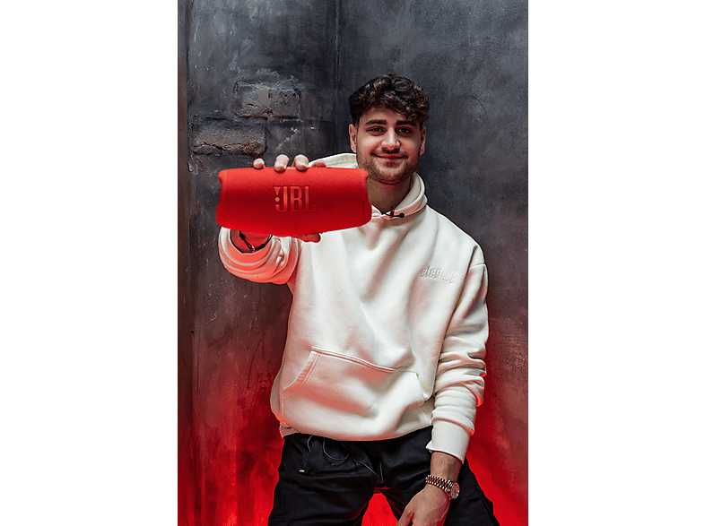 JBL Charge 5 Bluetooth Lautsprecher, Türkis, Wasserfest