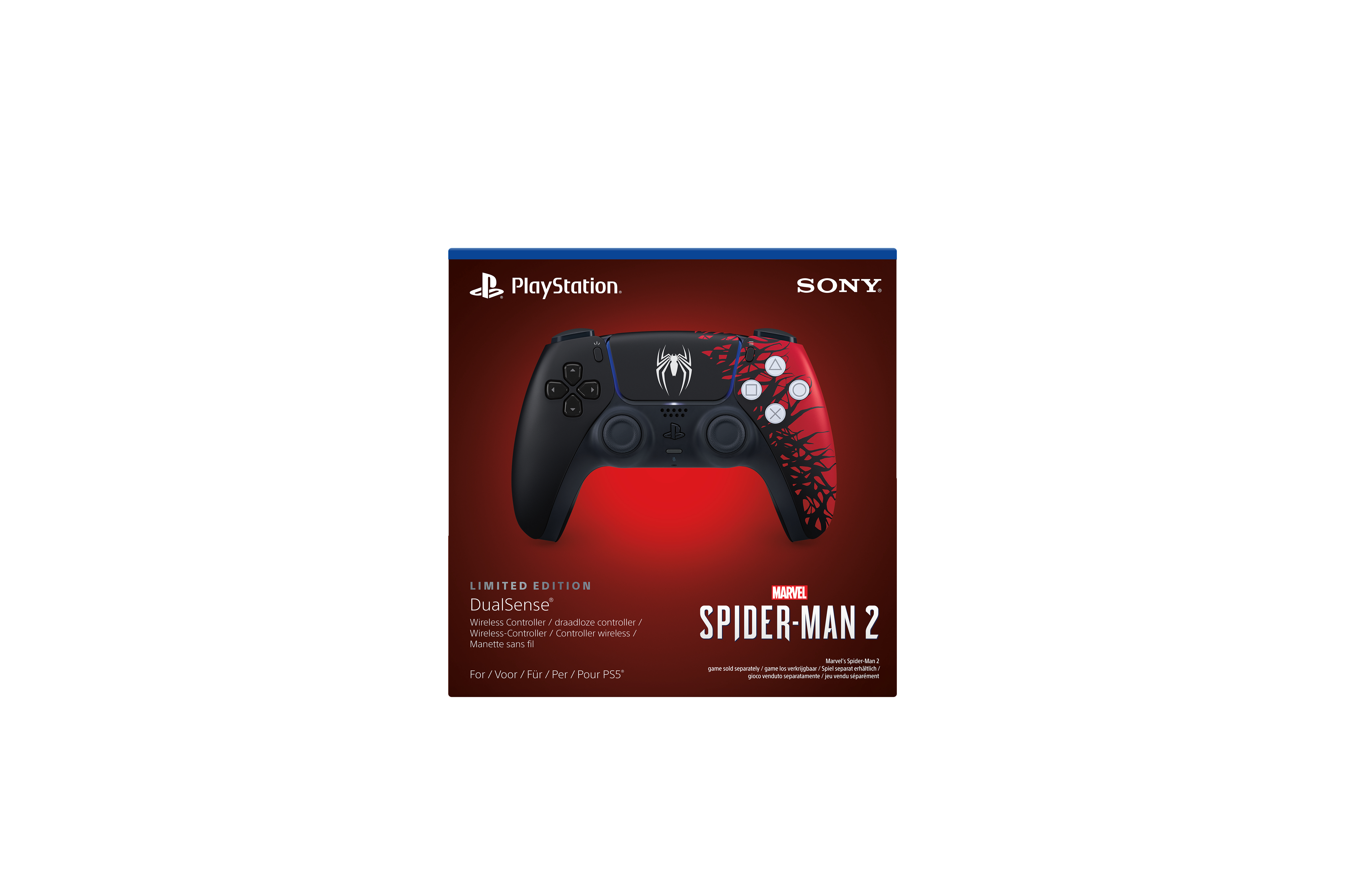 SONY DualSense® Wireless Controller Marvel’s Spider-Man 2 Edition für PlayStation 5, MAC, Android, iOS