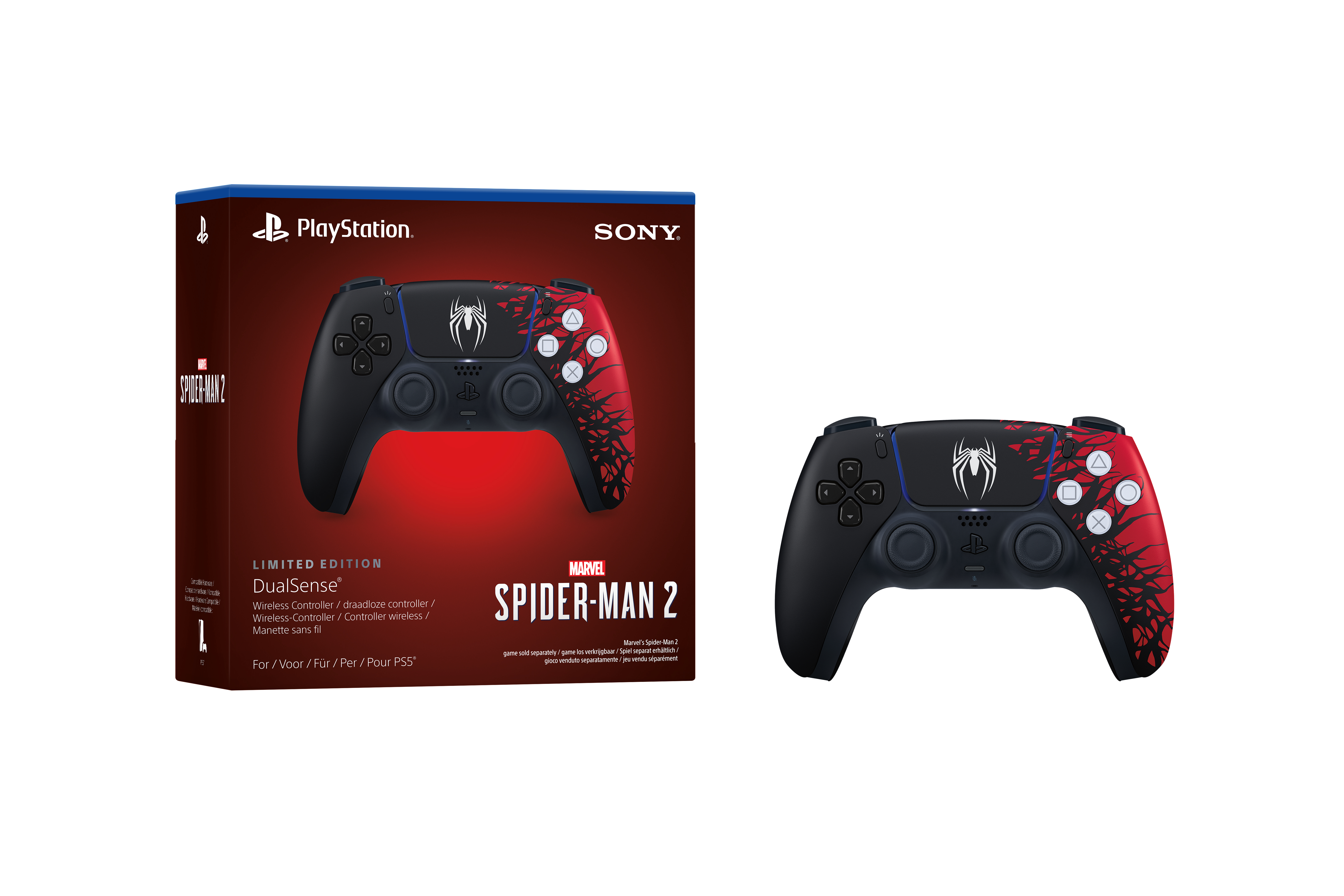 SONY DualSense® Wireless Controller Marvel’s Spider-Man 2 Edition für PlayStation 5, MAC, Android, iOS