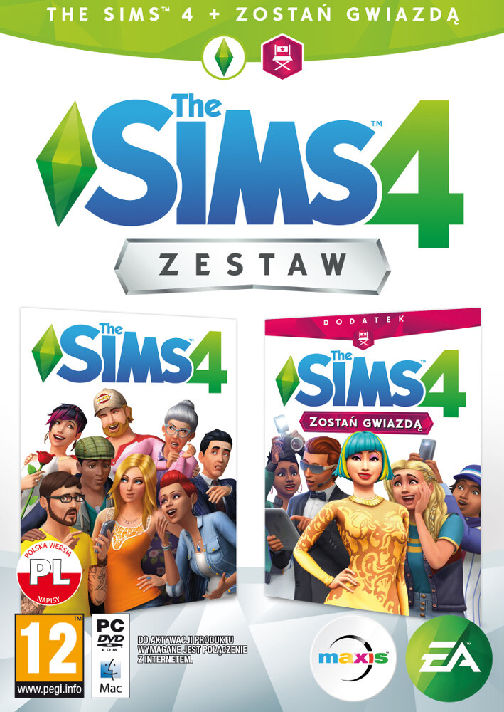Gra PC The Sims 4 + Dodatek Zostań gwiazdą