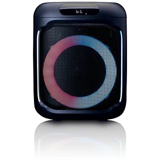 LENCO PA-100BK - Bluetooth® Party-Lautsprecher mit LED-Lichteffekten