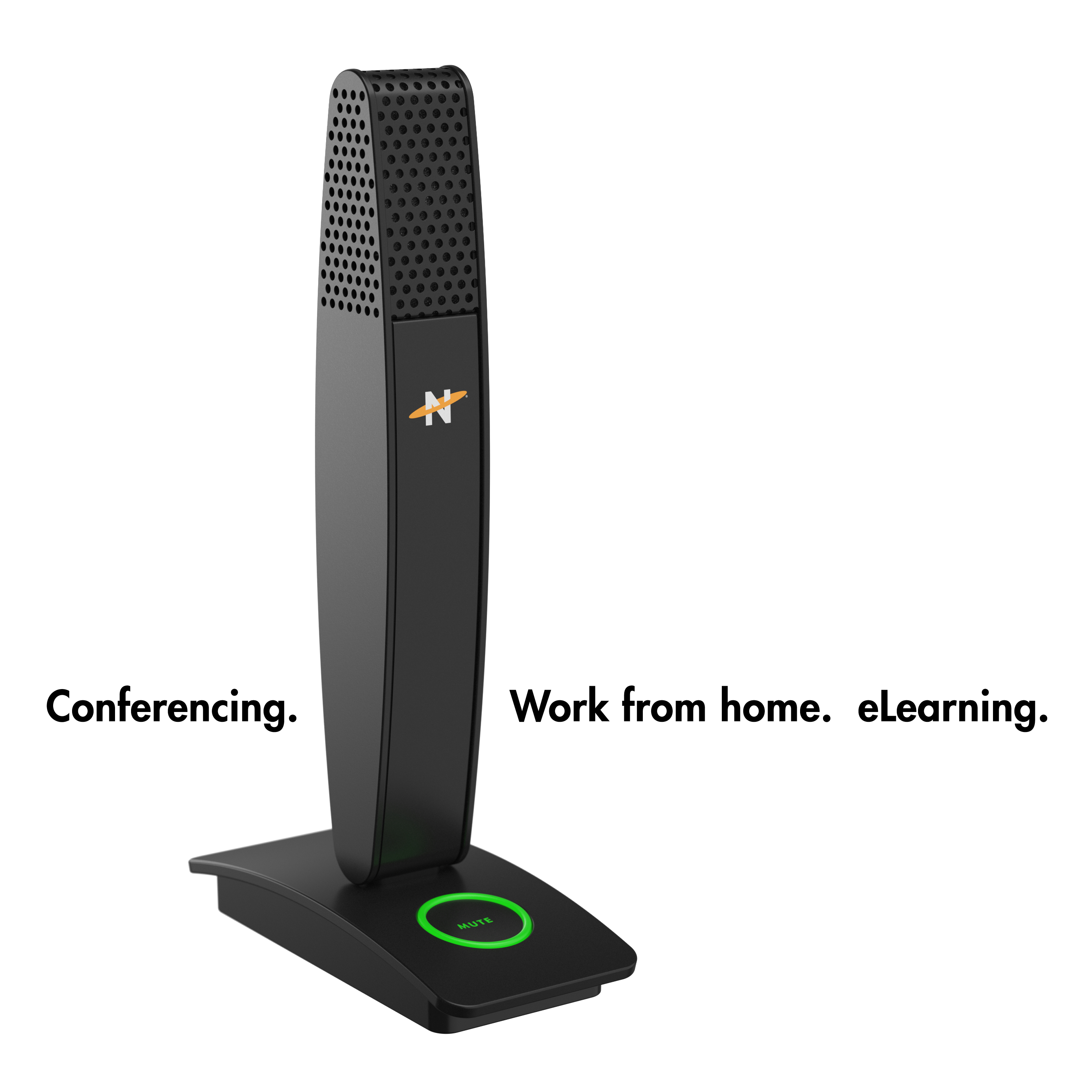 NEAT Skyline Unidirektionales USB Mikrofon, Schwarz