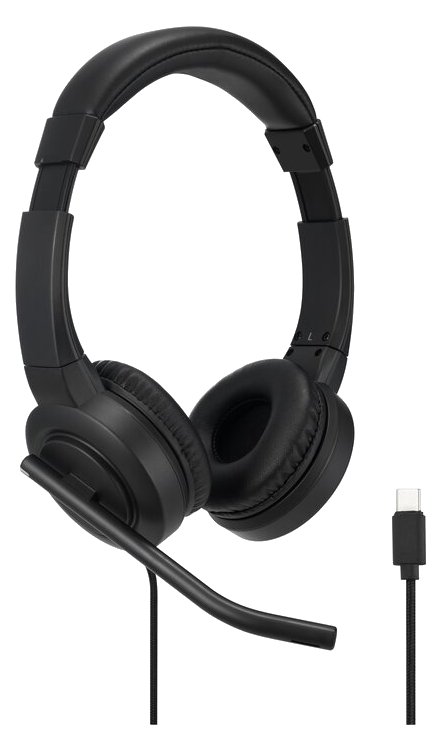 KENSINGTON H1000 USB Type-C vezetékes fejhallgató mikrofonnal, fekete (K83450WW)