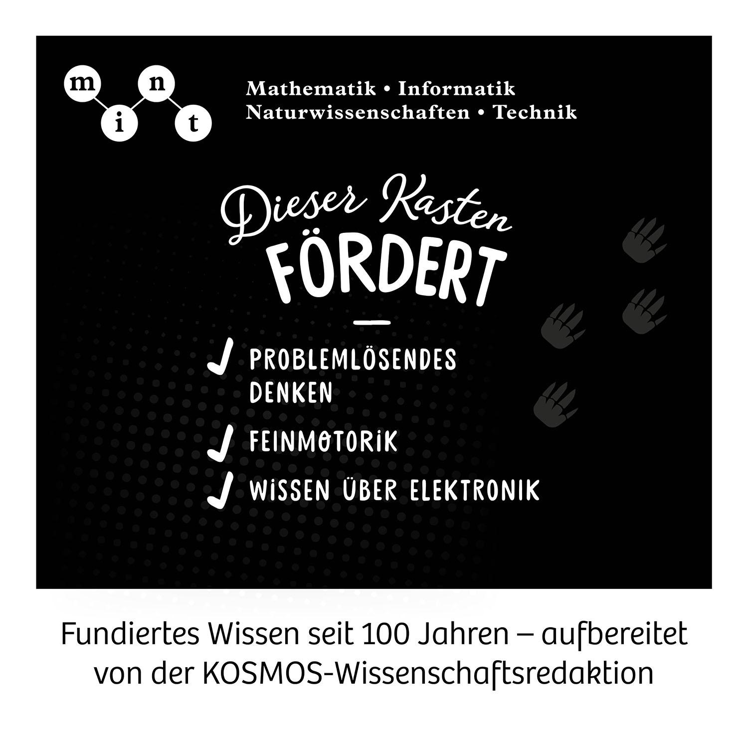 Schwarz-weiß-Poster mit Text und Fußabdrücken, das das Lernen fördert.