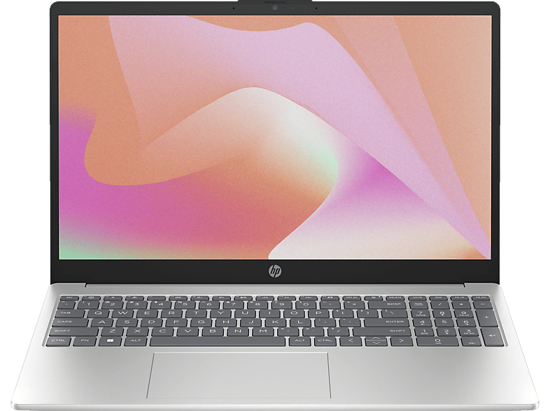 Portátil - HP 15-fd0005ns, 15.6" Full HD, Intel® Core™ i7-1355U, 16GB RAM, 512GB SSD, Gráficos Iris® Xe, Sin sistema operativo, Plata natural