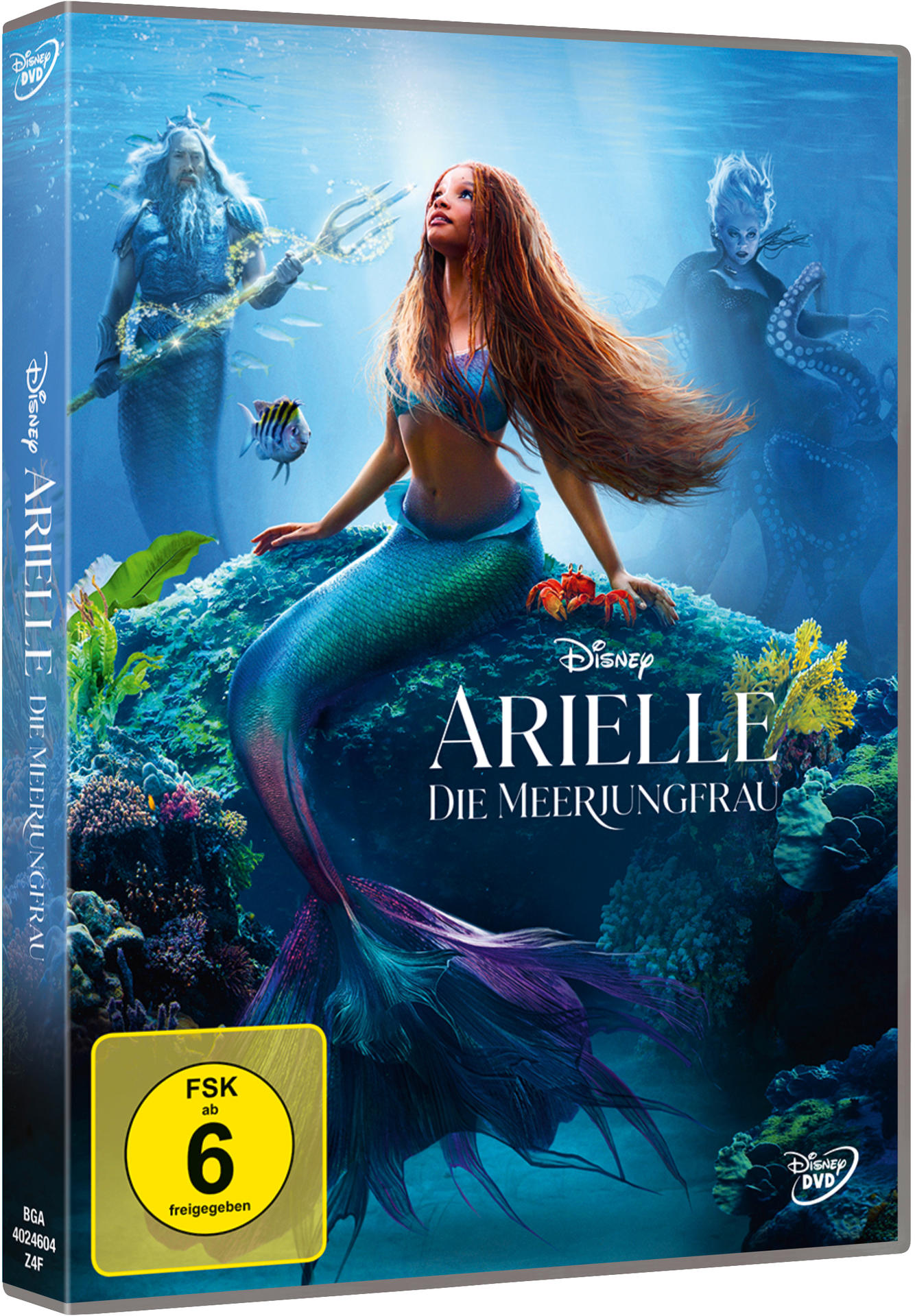 DVD-Hülle des Films Arielle, die kleine Meerjungfrau.