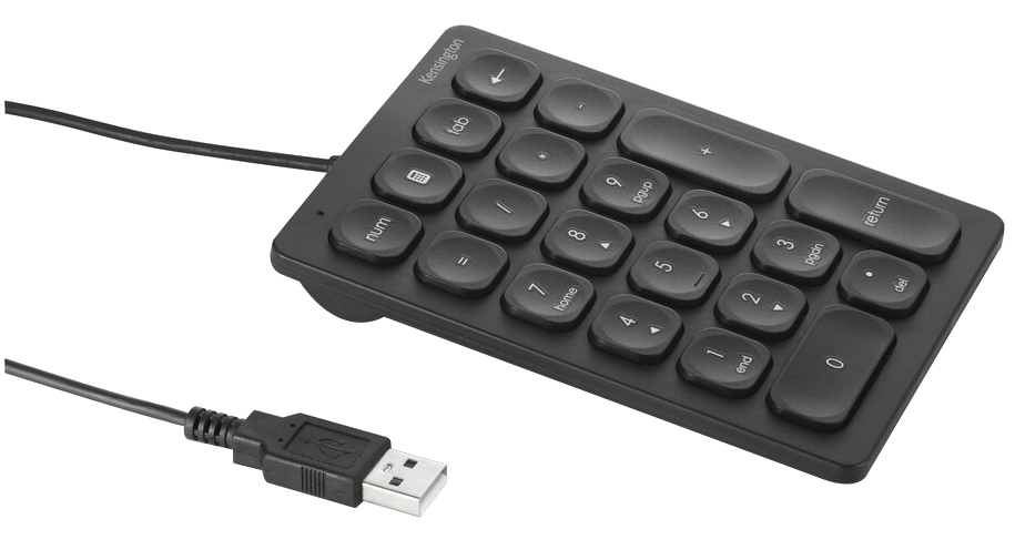 KENSINGTON USB numerikus billentyűzet, fekete (K79820WW)