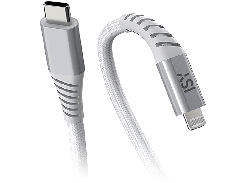 ISY Usb-c - Lightning-kabel 2 M Wit (icn-5000-wt-cl)