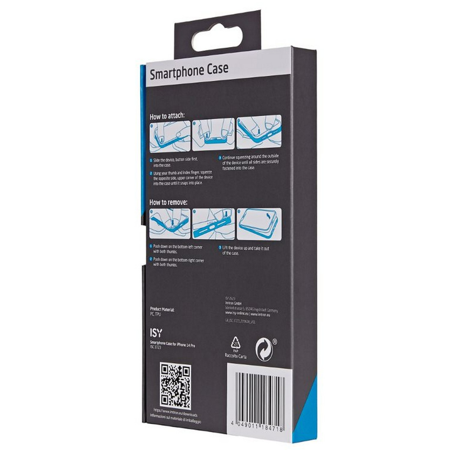 ISY Cover Carbon iPhone 14 Pro Noir (ISC-3723)